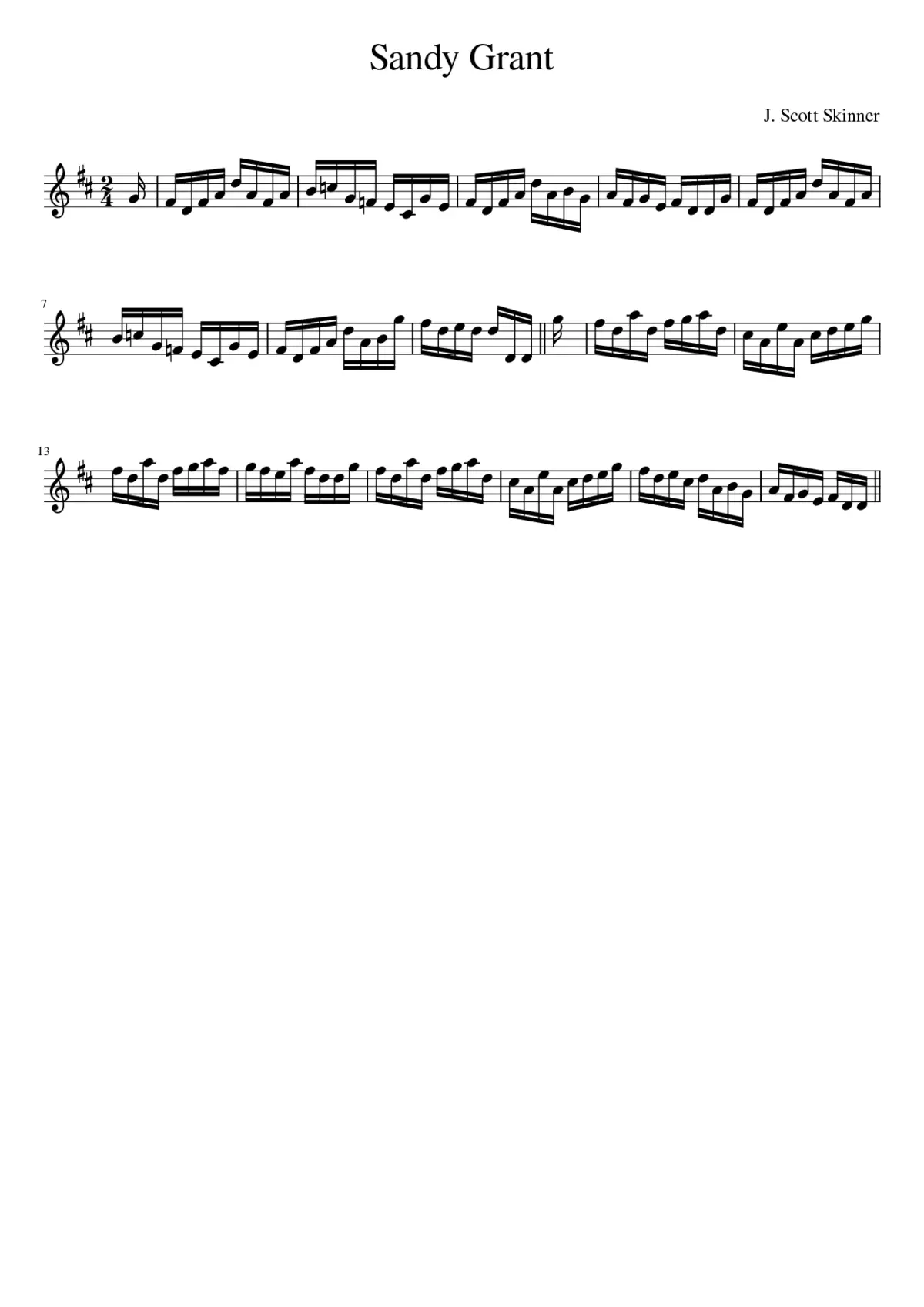 Sandy Grant - Page 1