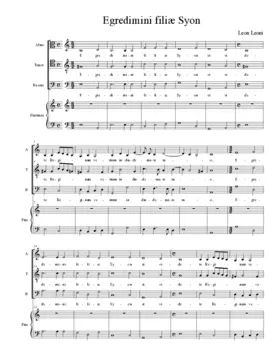 Egredimini filiæ Syon