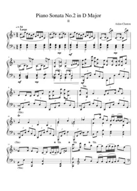 Piano Sonata No.2 in D Major - II Lento