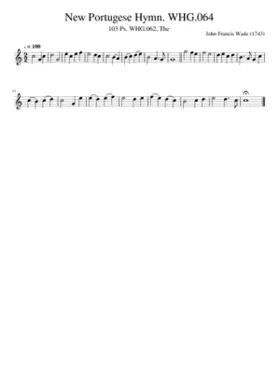 New Portugese Hymn. WHG.064