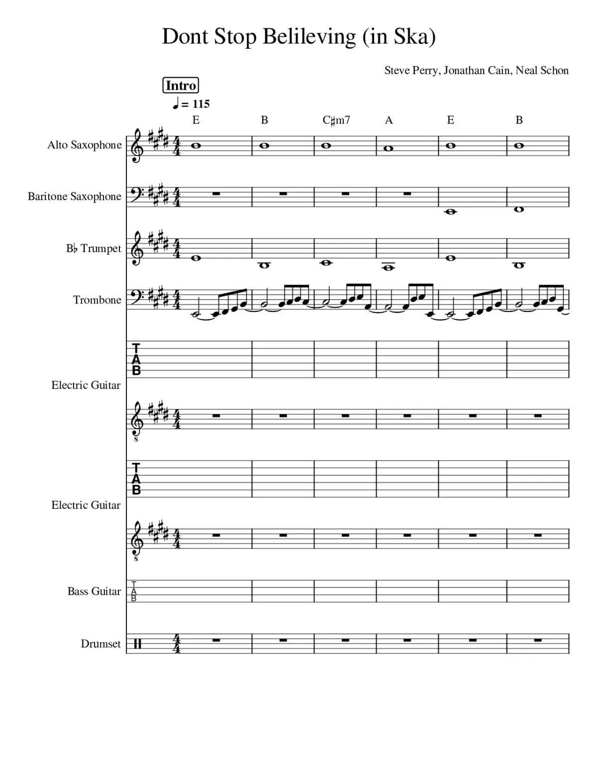 Don't Stop Believin' - Page 1