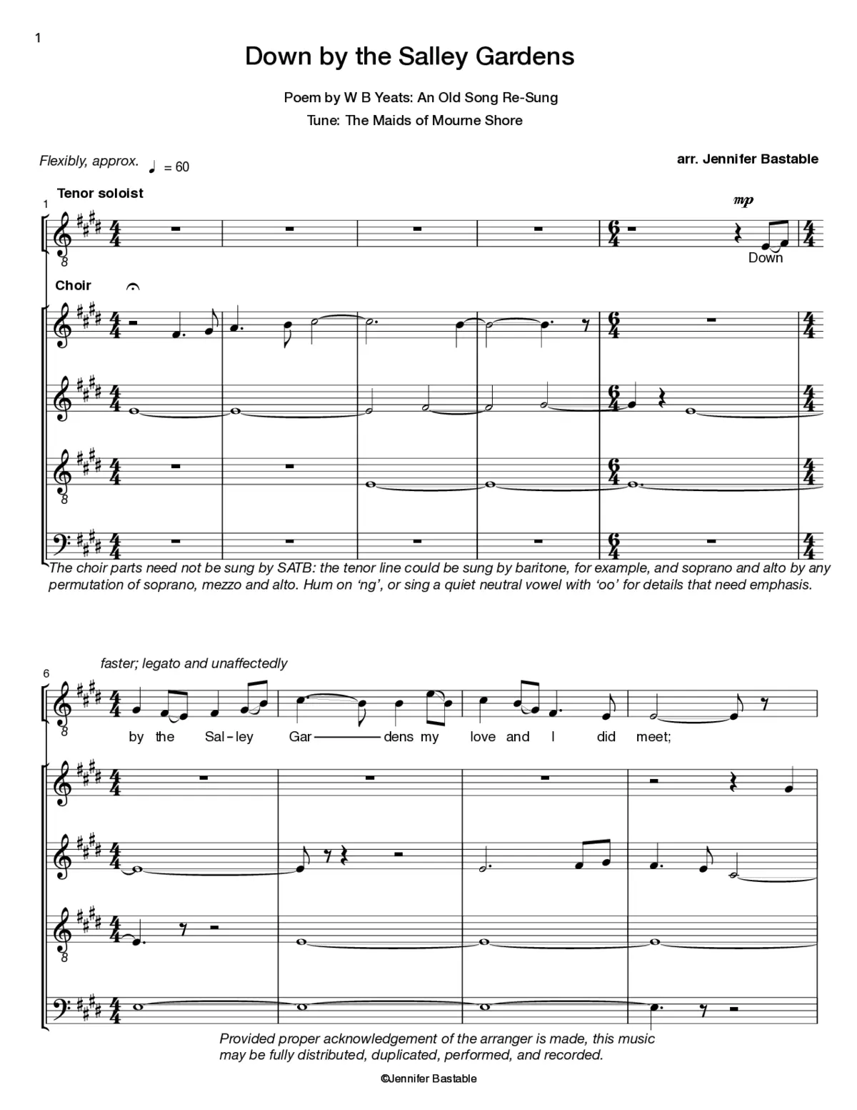 Down by the Salley Gardens - Page 1