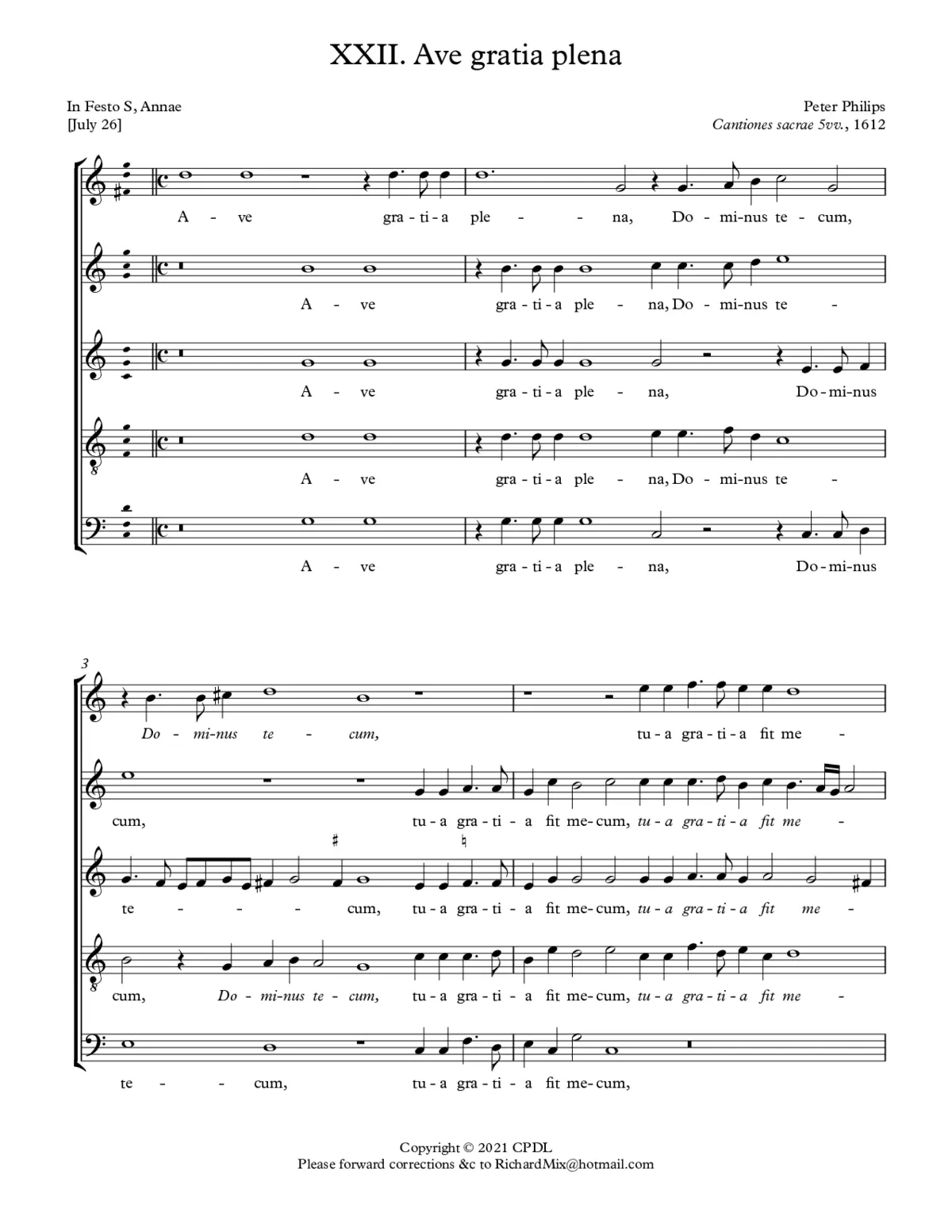 Ave gratia plena - Page 1