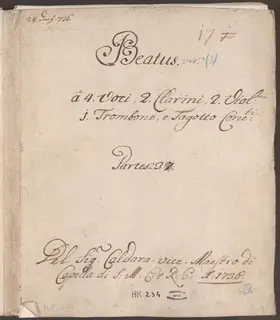 Beatus vir in C major