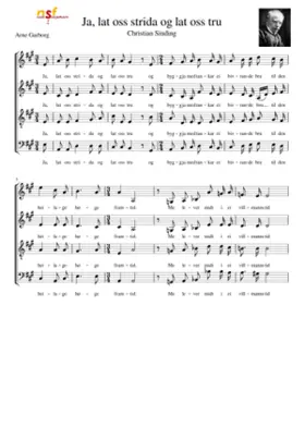 Ja lat oss strida og lat oss tru