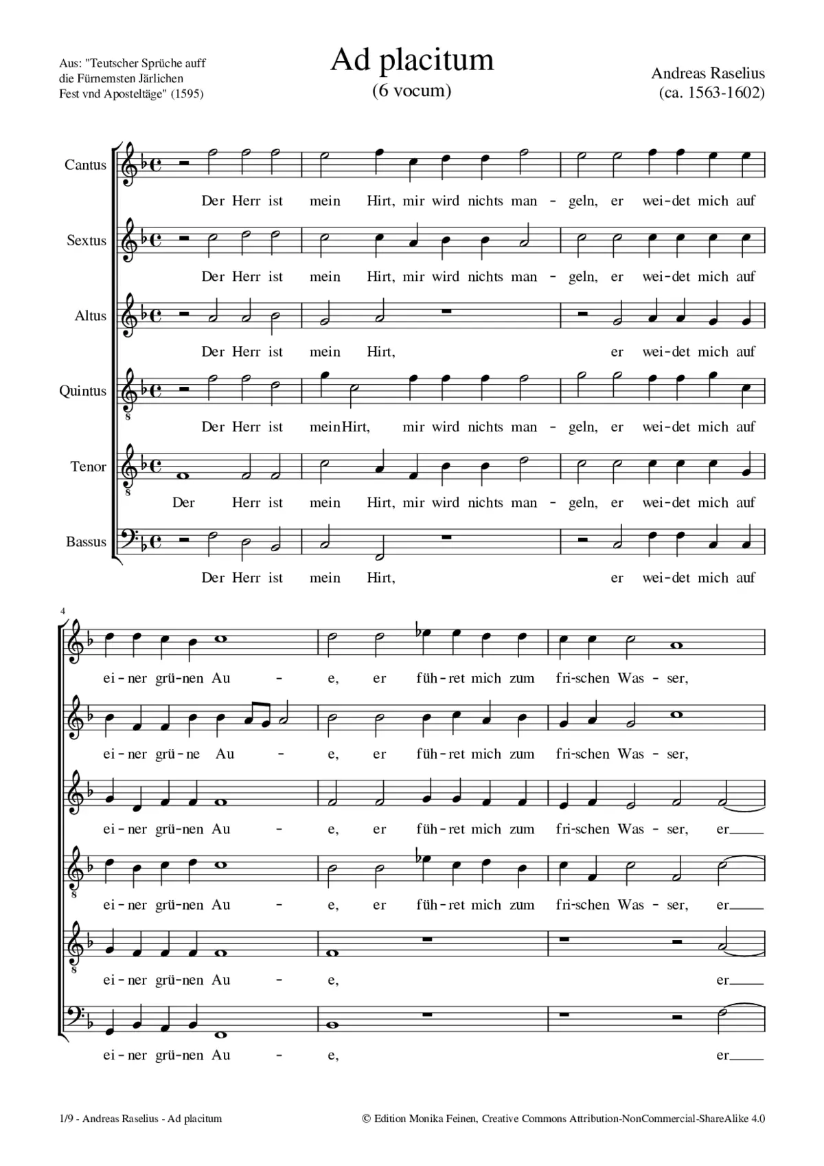Der Herr ist mein Hirt - Page 1