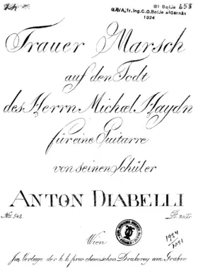Trauer Marsch auf den Todt des Herrn Michael Haydn