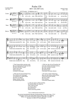 Ich ruf zu dir, mein Herr und Gott, SWV 225