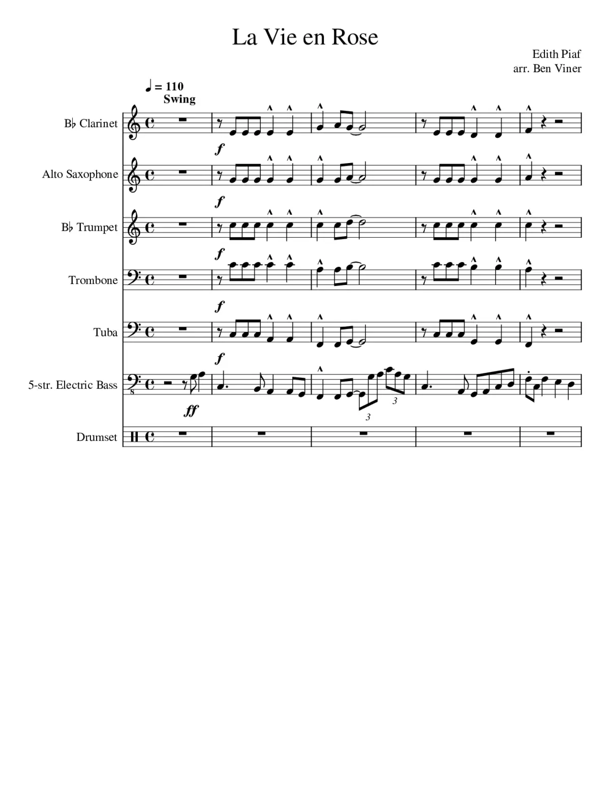 la vie en rose - Page 1