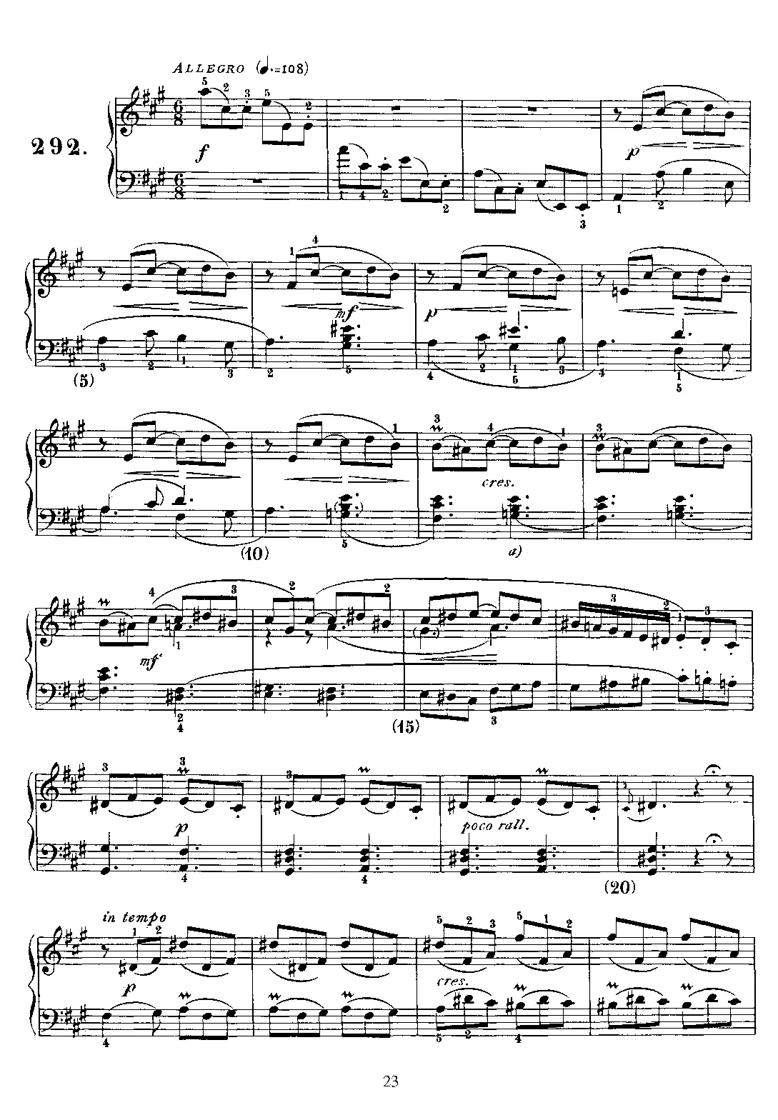 Keyboard Sonata in A major - Page 1
