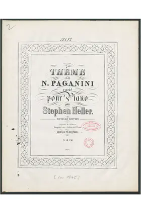 Thème de N.Paganini varié