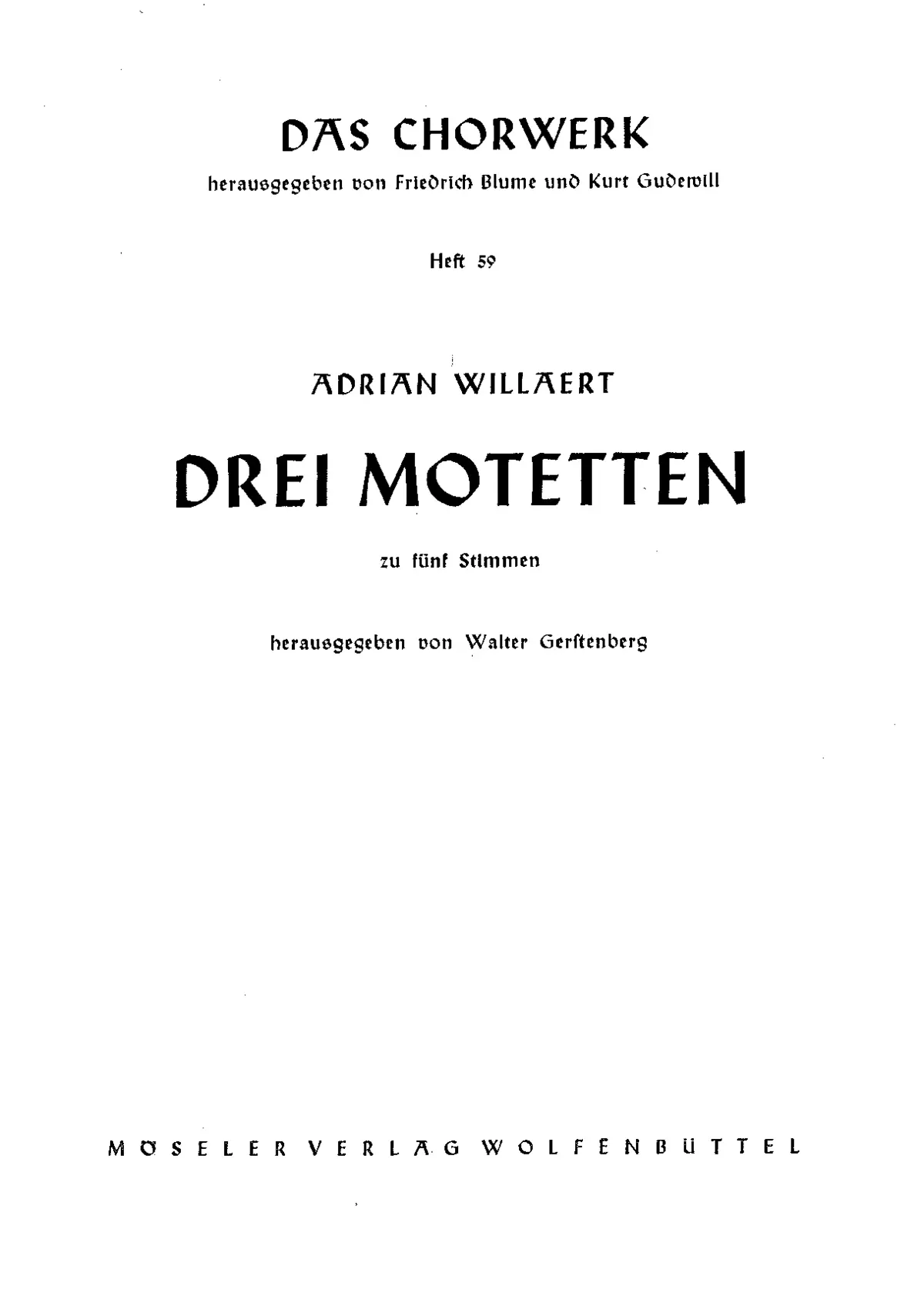 3 Motets - Page 1