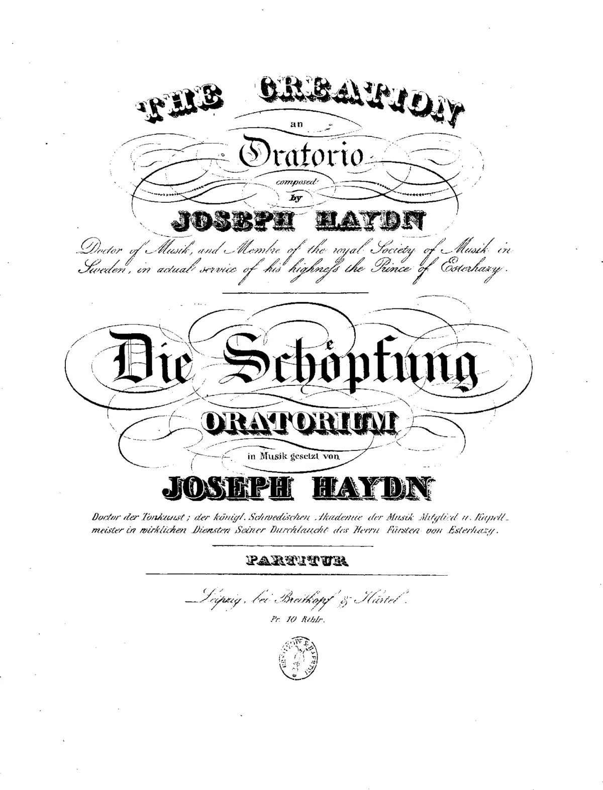 Die Schöpfung - Page 1