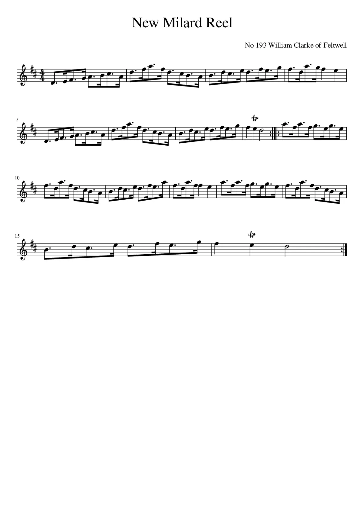 New Milard Reel - Page 1