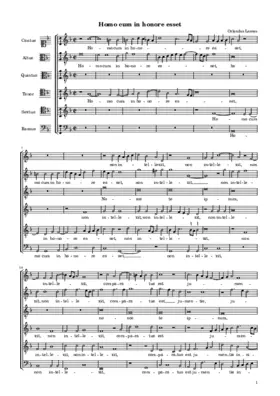 Homo cum in honore esset