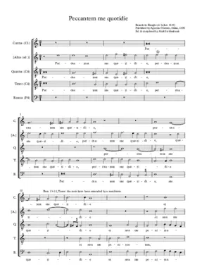 Peccantem me quotidie