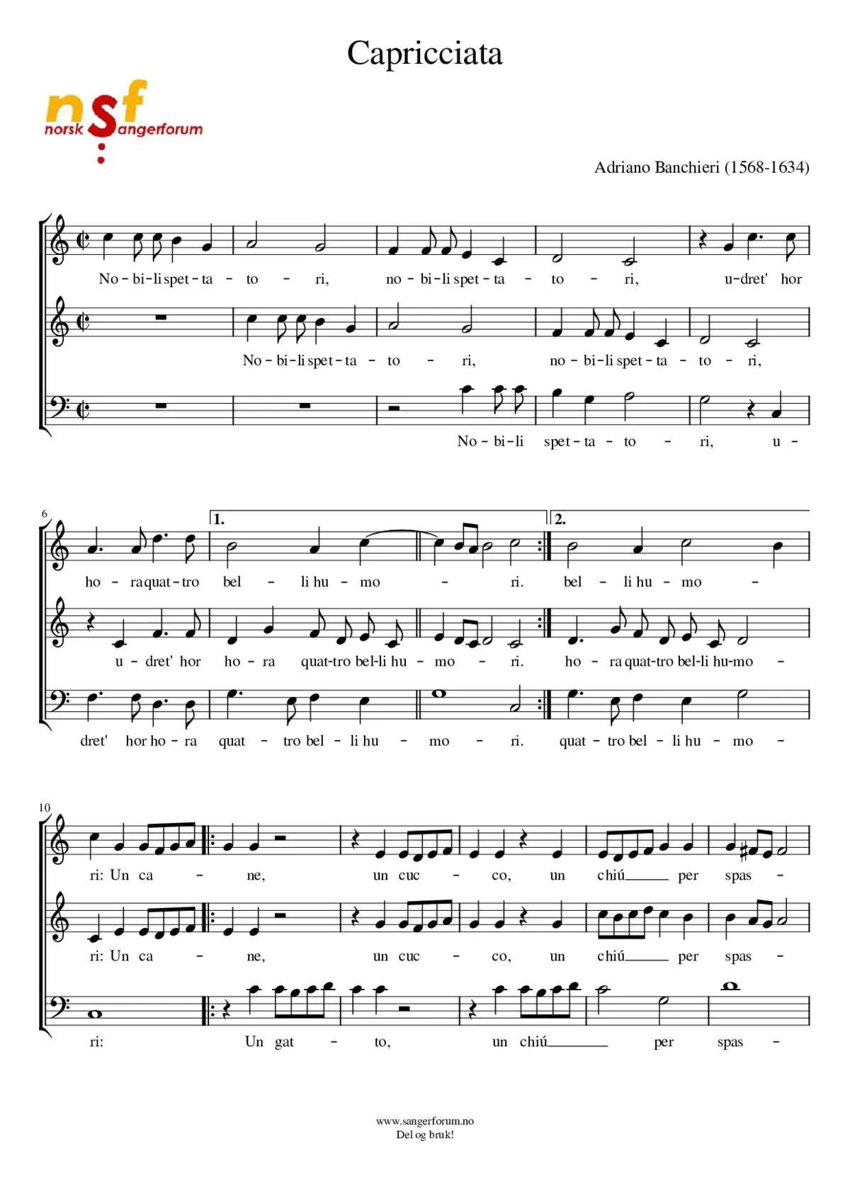 Capricciata - Page 1