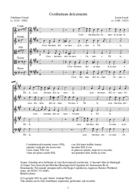 Combattean dolcemente