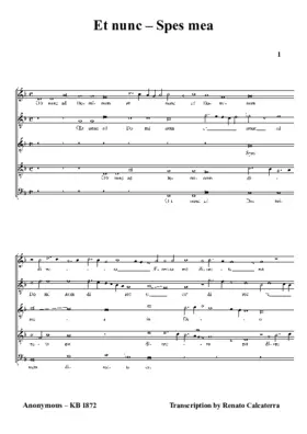 Et nunc-Spes mea