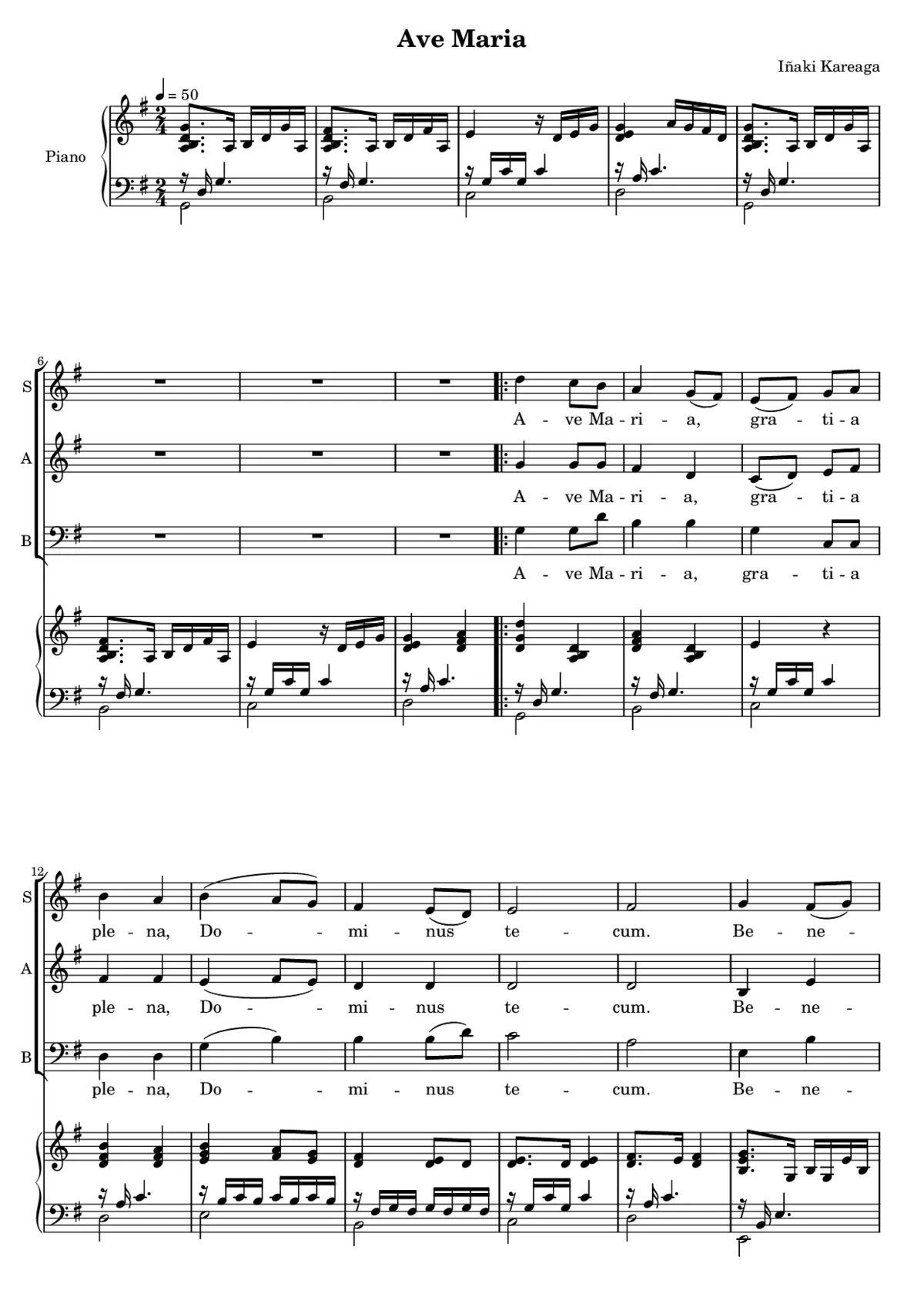 Ave Maria - Page 1