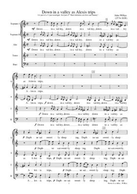 Down in a valley as Alexis trips