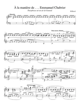 À la manière de Chabrier