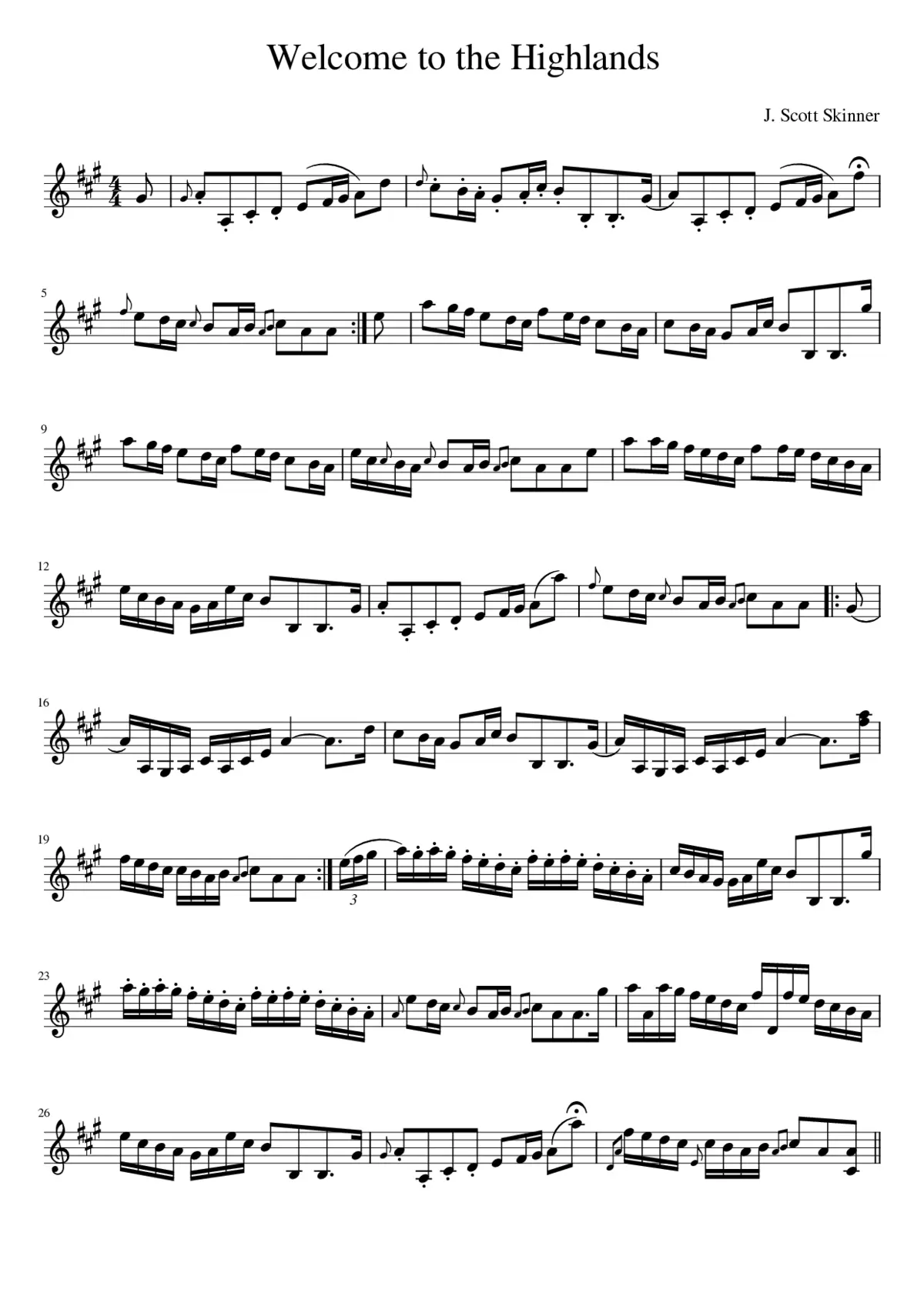 Welcome to the Highlands - Page 1