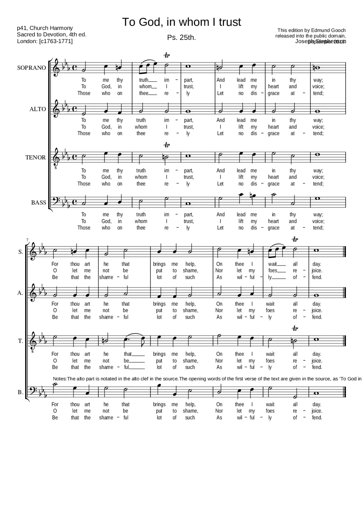 To God in whom I trust - Page 1