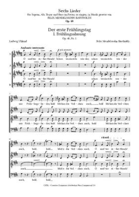 Der erste Frühlingstag Op. 48