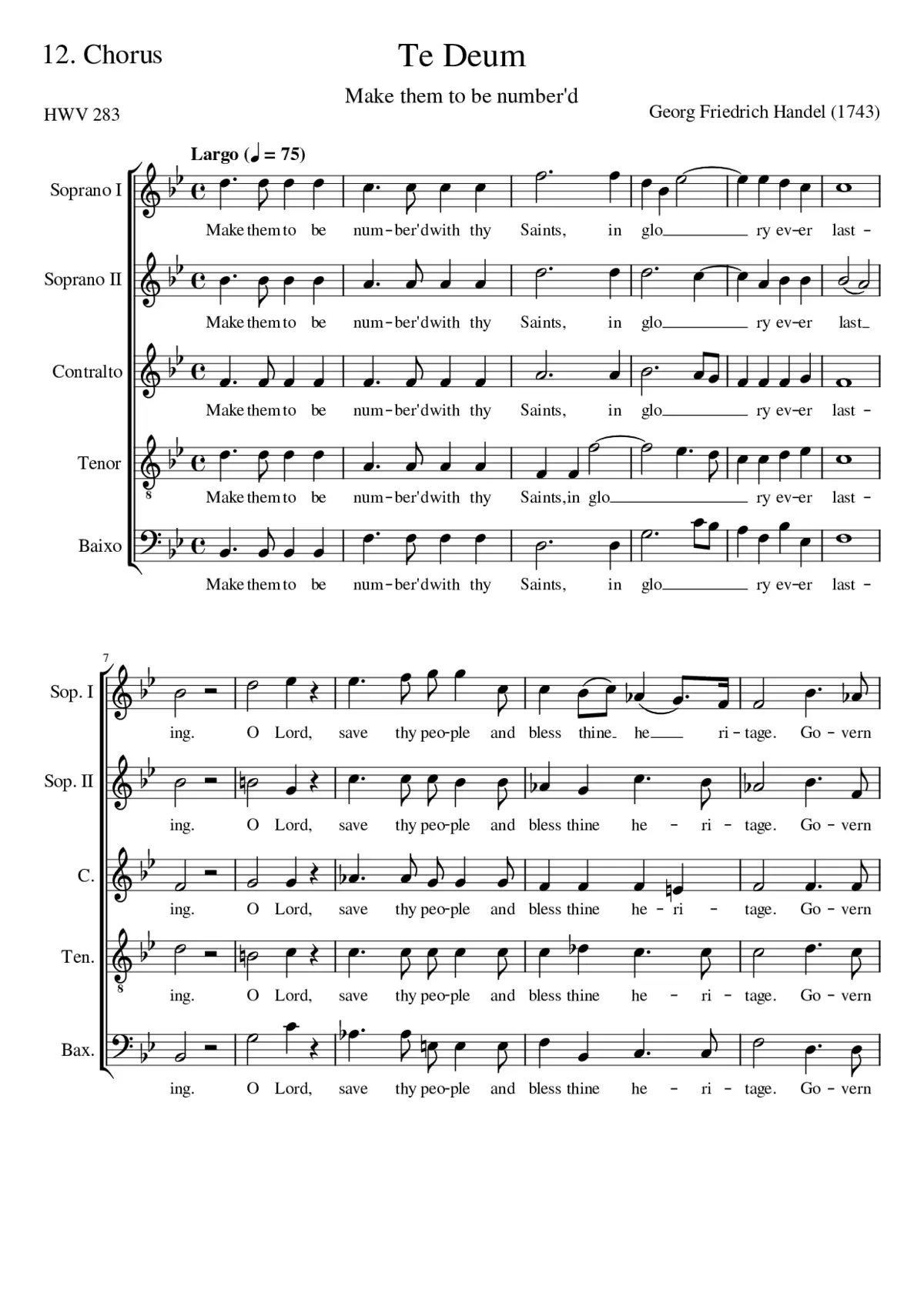 Te Deum 12 - Page 1