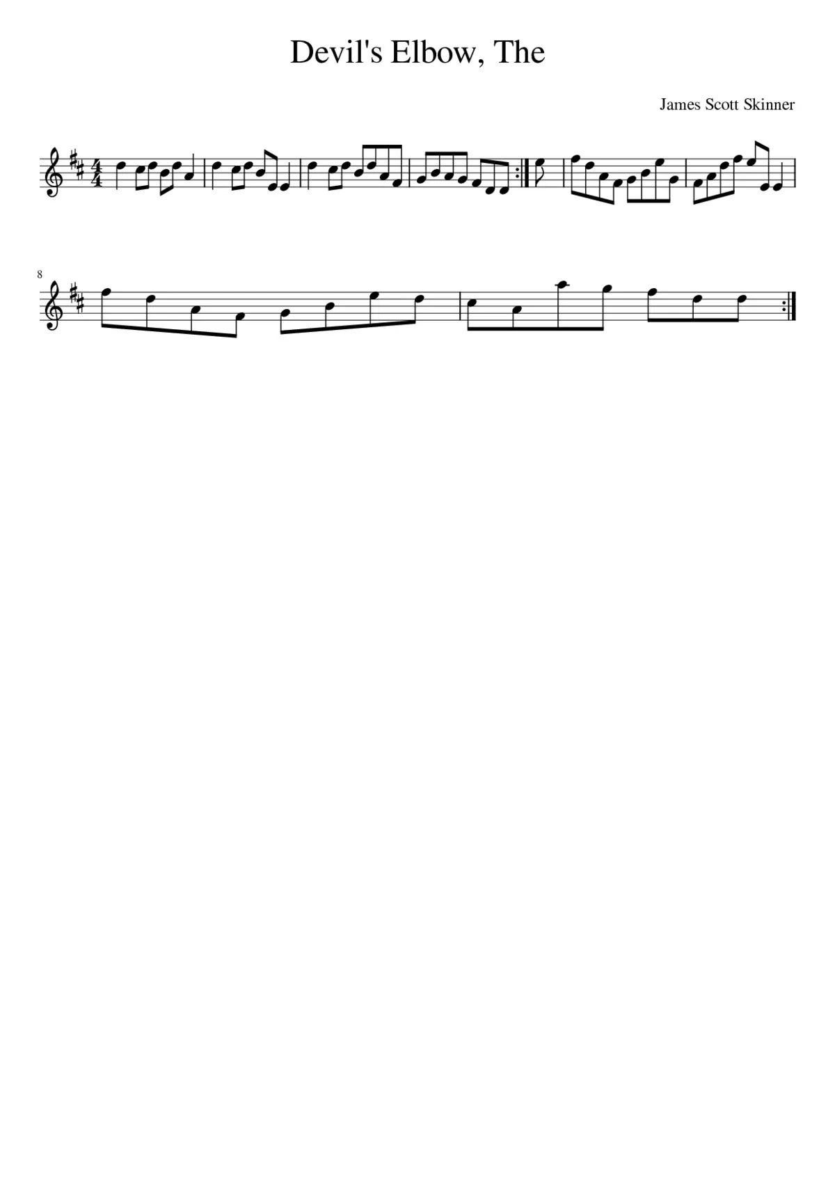 The Devil's Elbow - Page 1