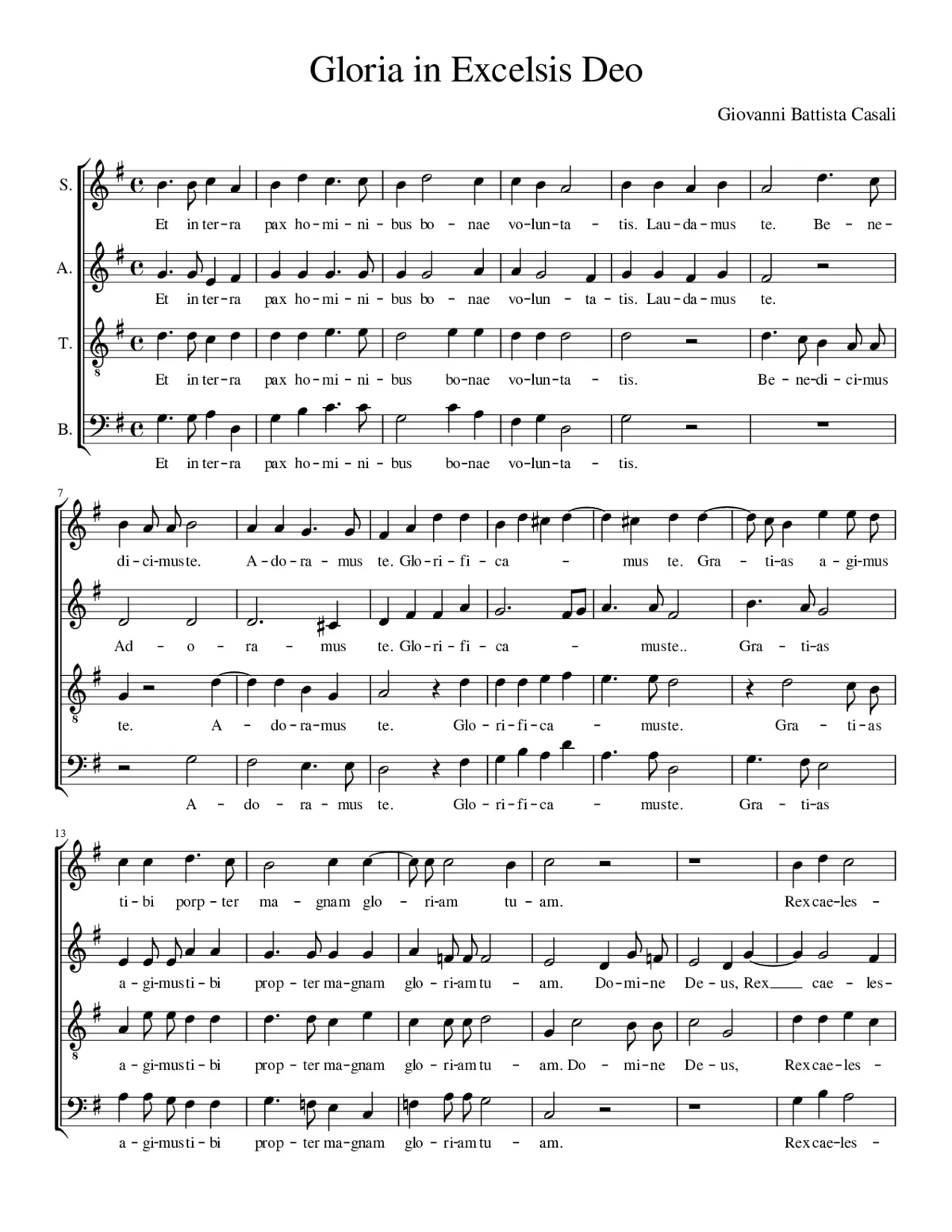 Missa in G major - Page 1