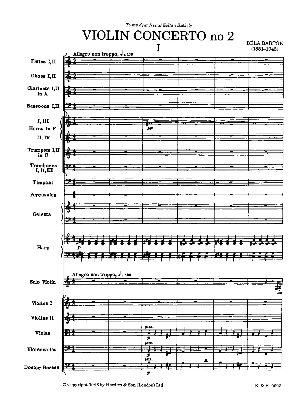Violin Concerto No.2 - Page 1