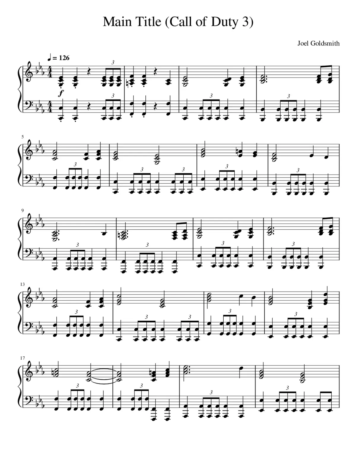 Main Title - Page 1