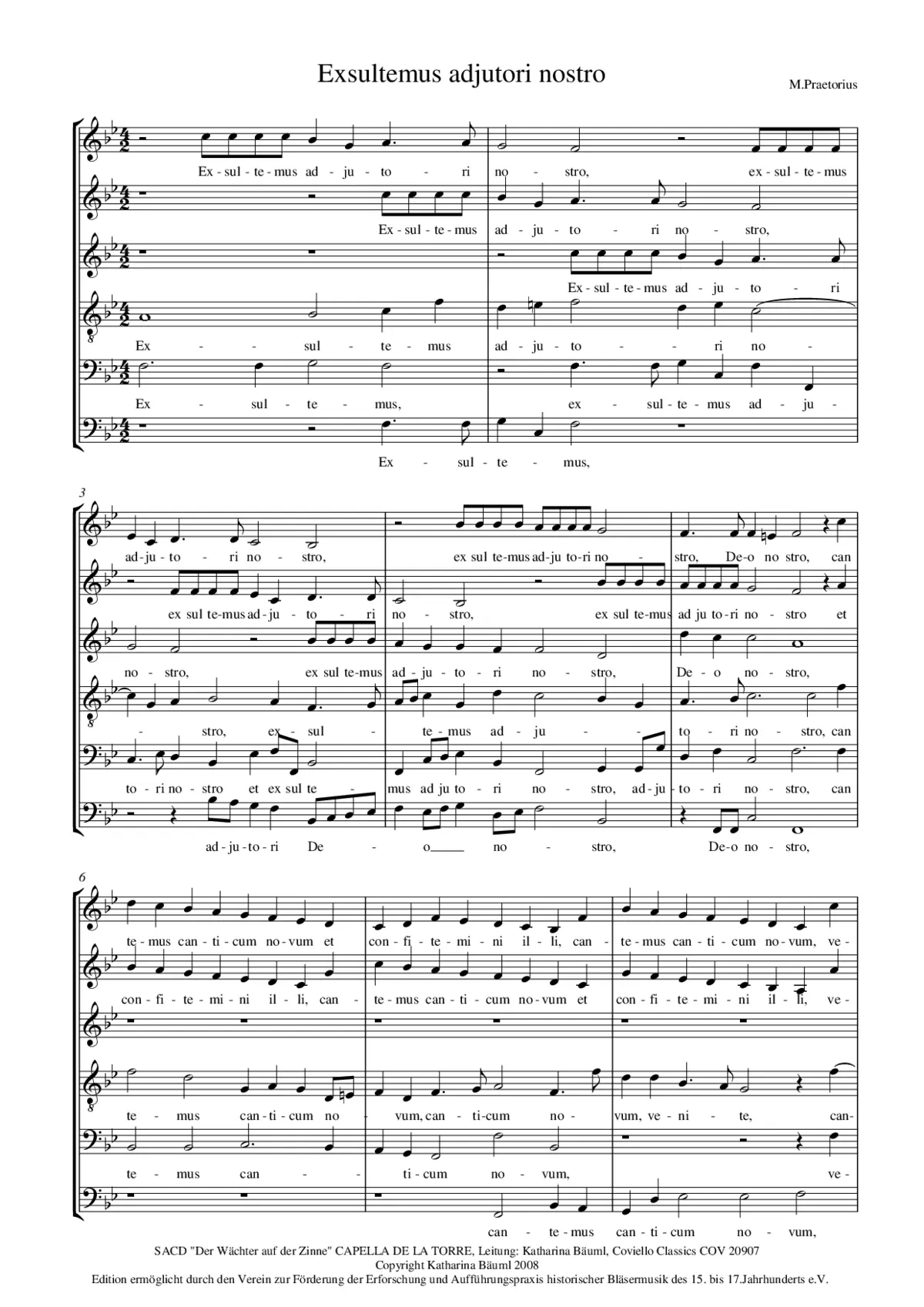 Exsultemus adiutori nostro - Page 1