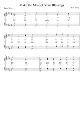 As you go onward with Jesus each day (Ackley)