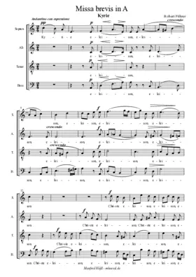 Missa brevis No. 4 in A