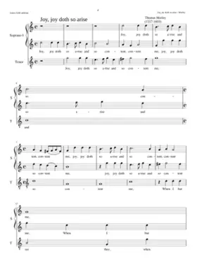Joy joy doth so arise