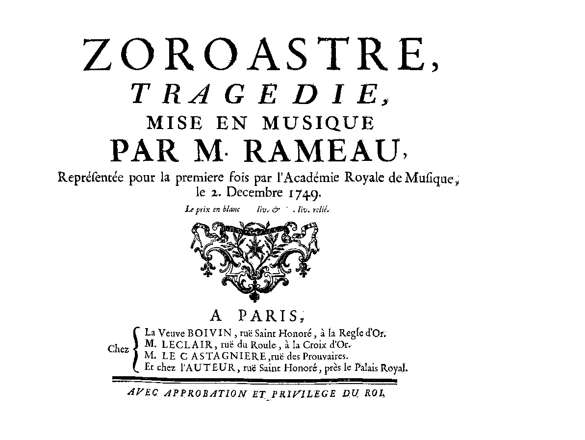 Zoroastre - Page 1