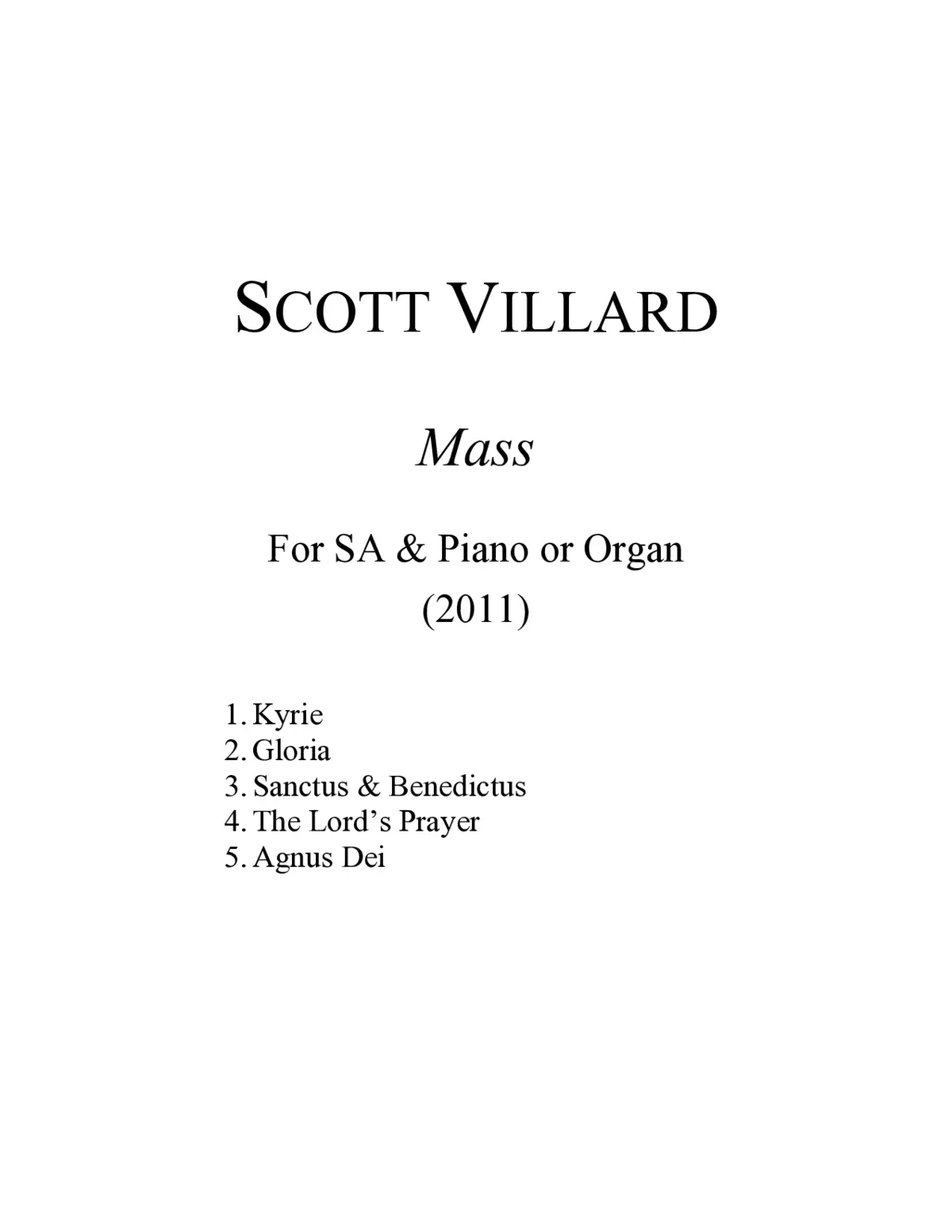 Mass (2011) - Page 1