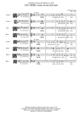 Herr, wann ich nur dich hab'