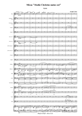 Missa Hodie Christus natus