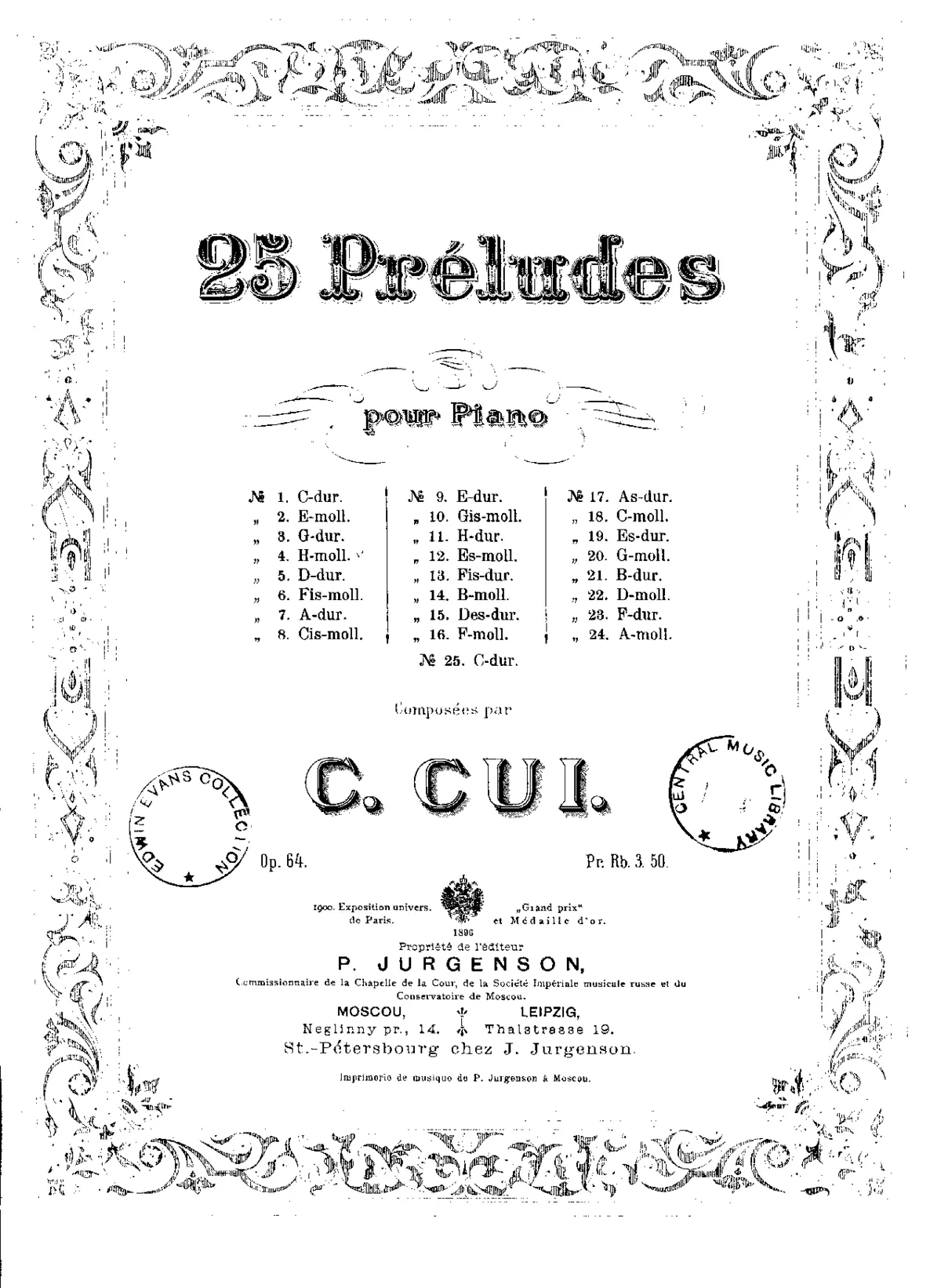 25 Preludes - Page 1