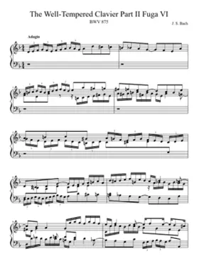 Prelude and Fugue in D minor BWV 875