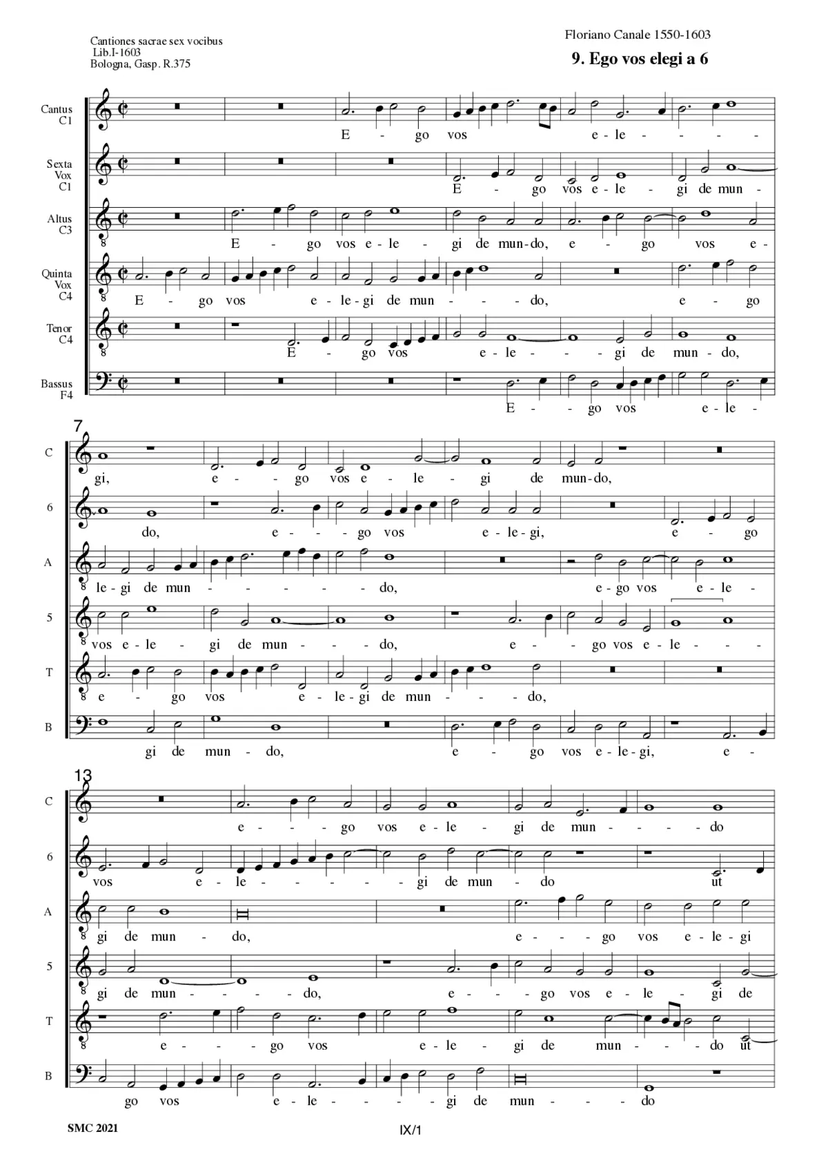Ego vos elegi - Page 1