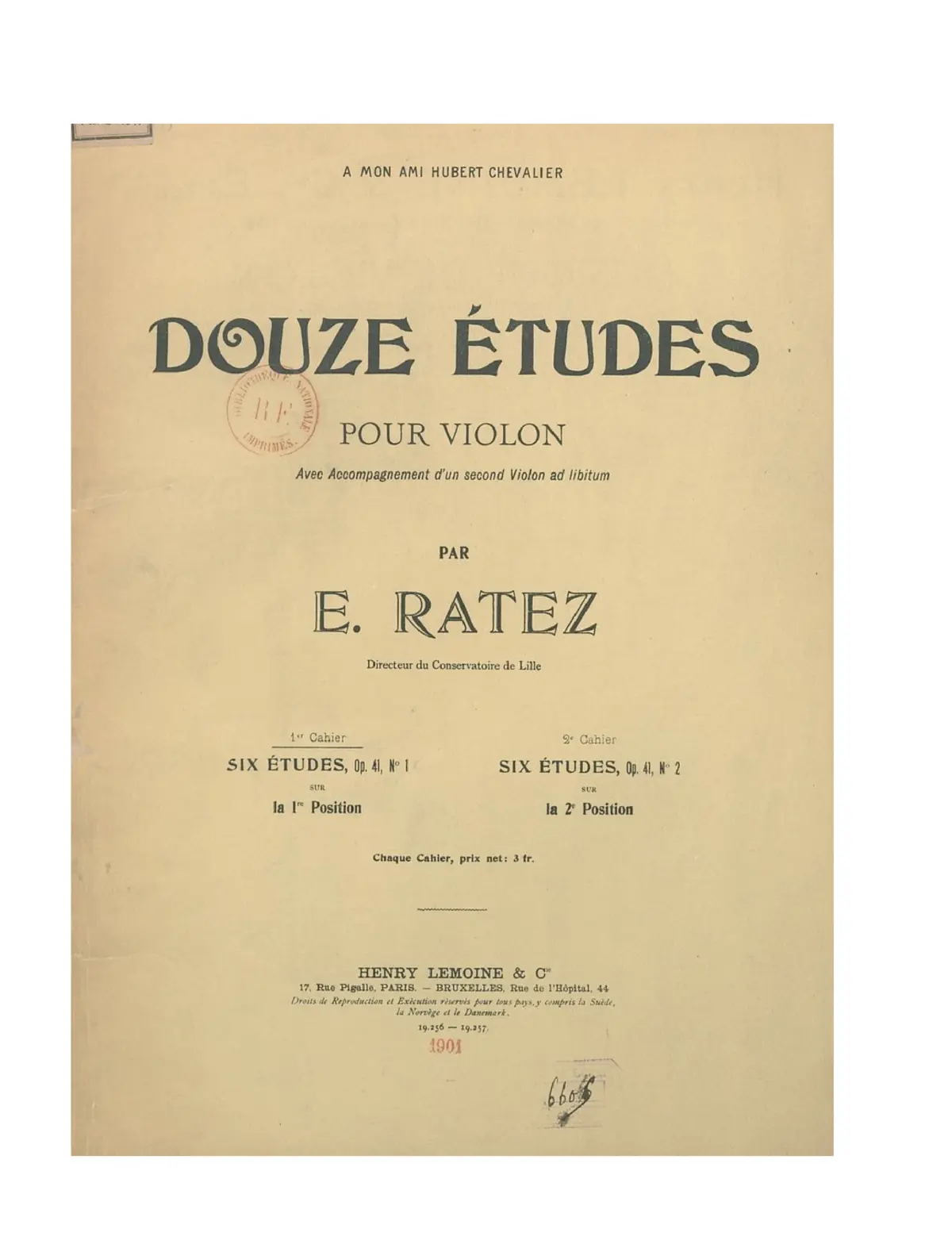 12 Violin Studies - Page 1