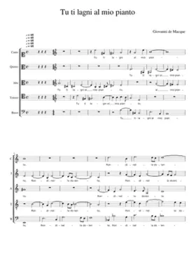 Tu ti lagni al mio pianto