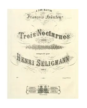 3 Nocturnes pour piano et violoncelle