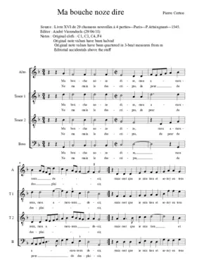 Ma bouche noze dire