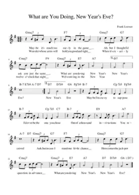 What Are You Doing New Year's Eve